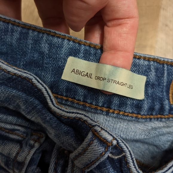 Kut from the Kloth Abigail Crop Straight Leg Jeans - Picture 2 of 10